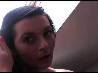 Busty Rilana makes herself cum