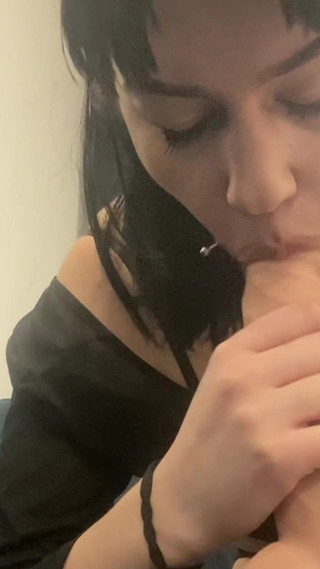 Deep POV Dildo Blowjob