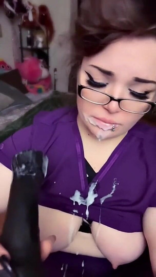 Nurse Empties Monster Cock Blockage