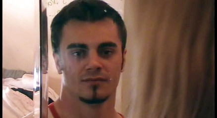 She makes him clean her mirror