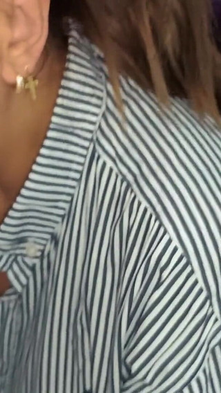 Horny Wife Sucks Delivery Guy's Dick While Her Husband Showers and Swallows All His Cum