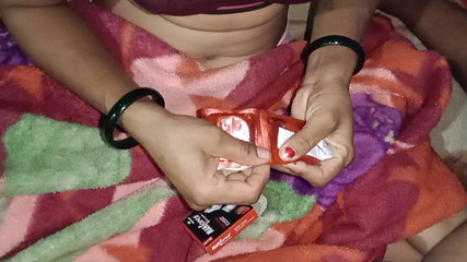 Boyfriend's Land Is to Wear a Condom and Kiss It