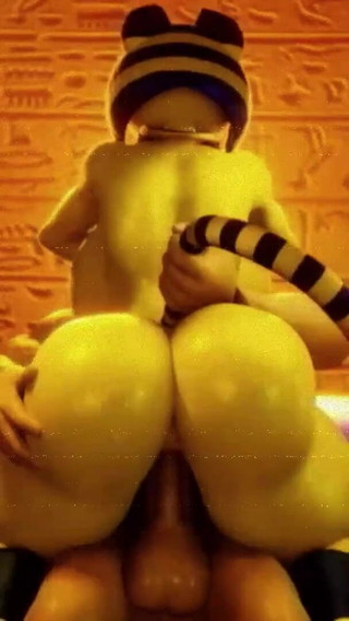 Ankha Rides Big Cock (furry Sex)