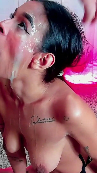 Strong Deep Face Fucking Session by 2 Hot Sluts