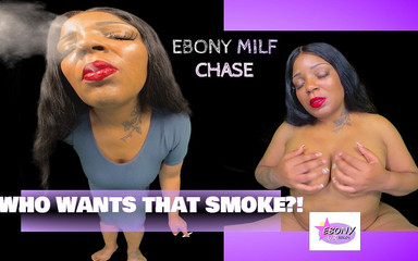 Smoking Hot Ebony Stepmom Chase- MILF Smoking Fantasy