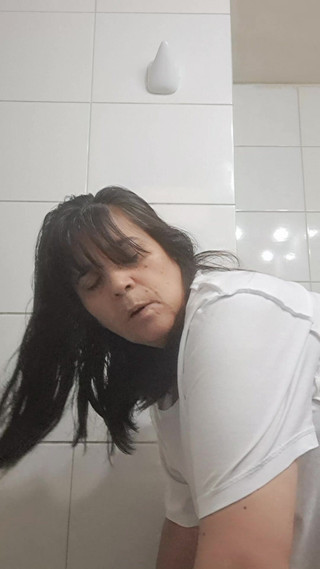 Stepmom Fucked by Surprise and Creampie Standby Bathroom