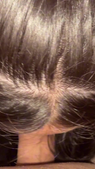 Naughty Brunette with Hard Tits Showing on Her Shirt Giving a Deep Blowjob on a Big Pink Dick