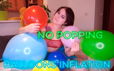 My first looner video! Balloons inflation