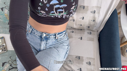 The Delivery Girl Wanted to Cheat the Client Out of Cash but Only Got Dick in Pussy and Cum-filled Face