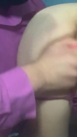 Tied up Hubby Dominates Her Pussy and Gives Her a Little Spanking She Deserves