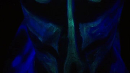 Group Of Friends Having A Rough Sex With Neon Light