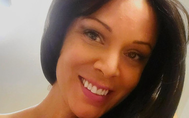 Playing Clear Dildo Black Pussy