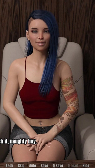 Grandma's House 1 - Game Into Ans Sex with Shawna in the Plain Toilet