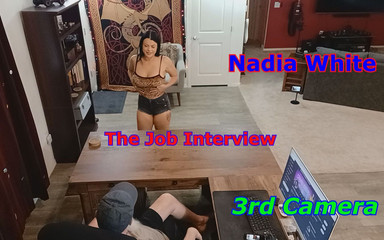 Nadia White the Job Interview 3rd Camera