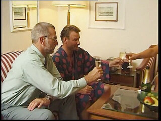 Brunette teen riding old man's cock after pleasing each other orally