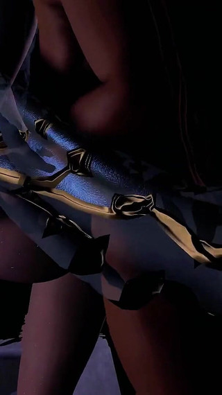 3D Horny Slut Cosplay Slut Cheating with Big Dick in the Pool