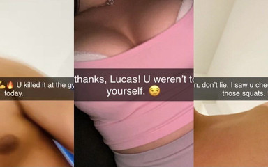 Desperate Cuckold Wife Cheats on Husband with Gym Instructor on Social Media