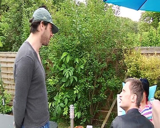 Big Boobed French Doll Fucked by Two Farmers