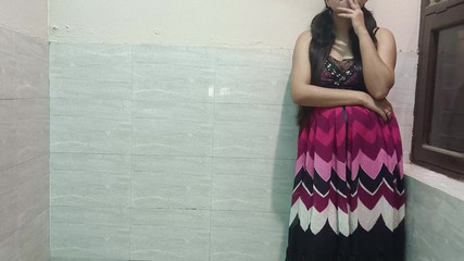 Desi Indian Step Father Punishes His Young Step Daughter After He Sees Her Smoking Alone