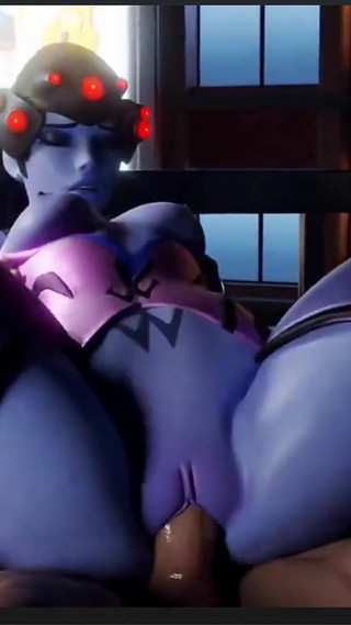 Gemma Gets Fucked and Anal, Purple Bald Pussy Widowmaker Fucking, Dick Slapping Lara Croft