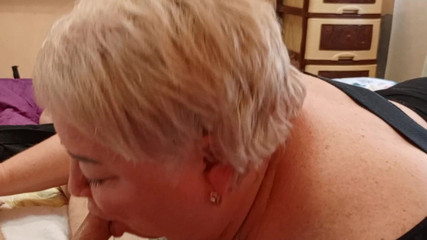 Mother-in-law Loves to Give Me a Deep Blowjob