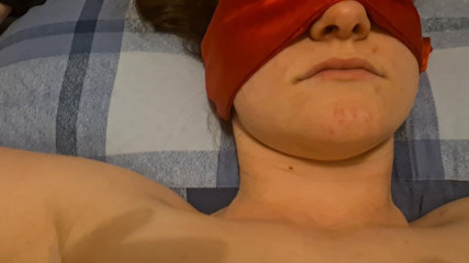 Young Girlfriend Tied to the Bed and Teased