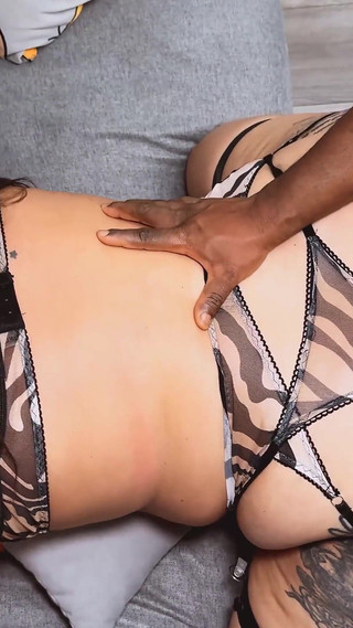 BBW Stepsis Gets Rough Interracial Fist Fucked