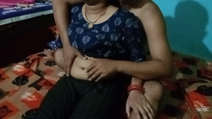 Newly Married Couples Having Romance.