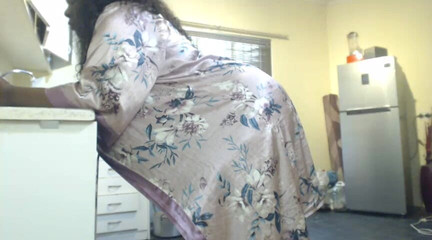 Fat Ass BBW Stripteasing