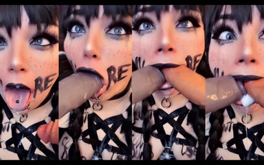 Wednesday Degrading Double Face Fuck