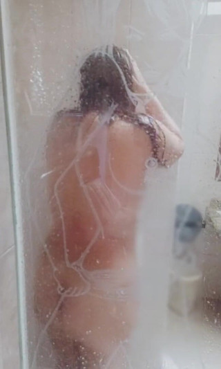 I Took a Shower After the Neighbor Fucked Me but I Didn't Notice That My Stepuncle Was Recording Me From