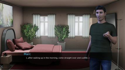 A Ghostly Desire Ep 1 Dayna and Marc Hugged Each Other