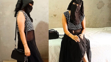 College Girl in Hijab Was Fucked by Uncut Dick