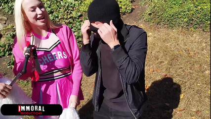 Massive Ass Sorority Sluts Lady Gang & Vera Jarw & Monster Cock Jock Haze Their Teacher in Wild Threesome