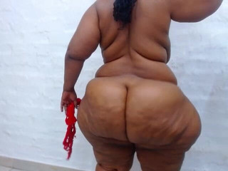 Jack off to My Massive BBW Ass Oiled up and Wiggling Completely Naked - Episode 5555