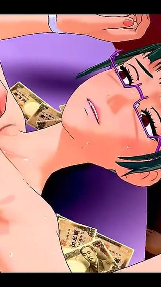 Jujutsu Kaisen Hentai Video - Maki Zen'in in a Threesome Handjob and Pussy Fucked - Asian Japanese Manga Anime Hentai 3D Porn