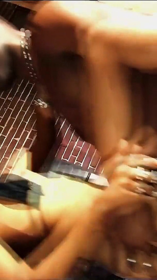 Justice Takes Massive Black Cock in Her Ass During BDSM Cage Threesome