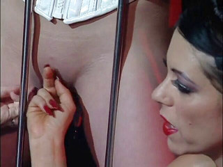 Horny ho and Nina lesbian foreplay