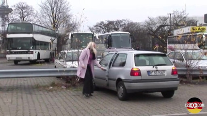 Big Tit Blonde Hottie Never Expected a Ride Like This