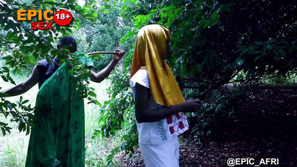 Muslim herdsman makes love to two innocent girls in the forest