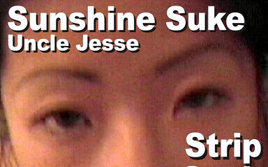 Sunshine Suke & Jesse strip suck facial