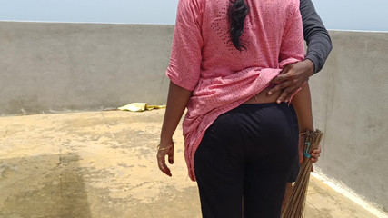 House Maid Roleplay and Fucking with Supervisor with Owner