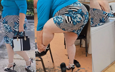 I Let the Maintenance Guy See My Legs and He Got Very Horny and Filled My Pussy With His Cum