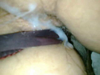 Fuck and Cum on Her Hairy Pussy in Panties