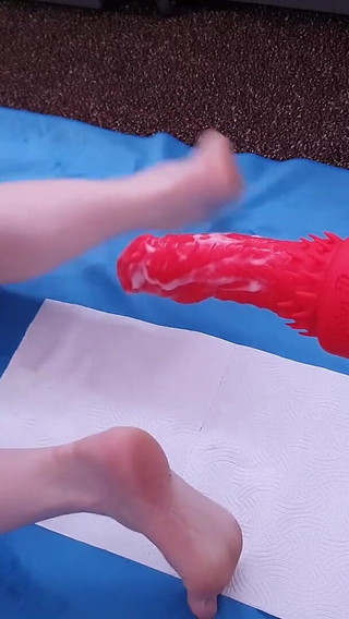 Anal Dildo Fucking and Squirting Orgasms for MILF Essex Girl Lisa