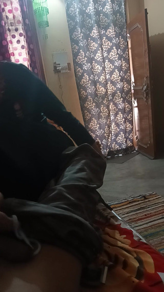 Indian Desi Bhabhi Sucking and Giving Handjob to Lover N Cuting His Private Hair