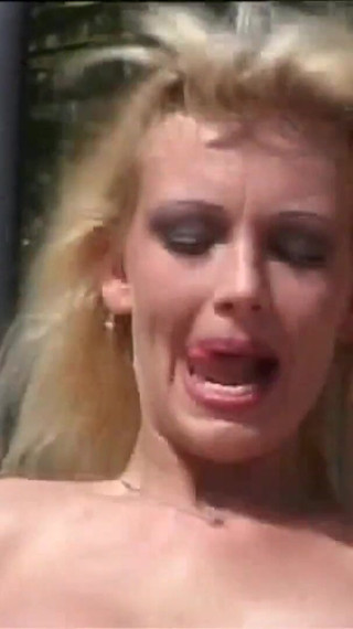 First Time Rough Anal for a Slutty Blonde Whore