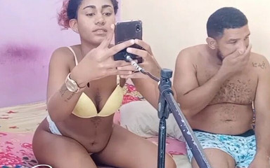 Beautiful Teen Fucking on Video Call with Leo Ogro