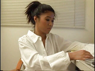 Cute asian girl gets her pussy fucked and licked by white dude