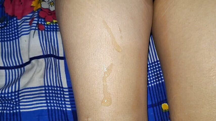 Desi Girlfriend's Legs Rubbing